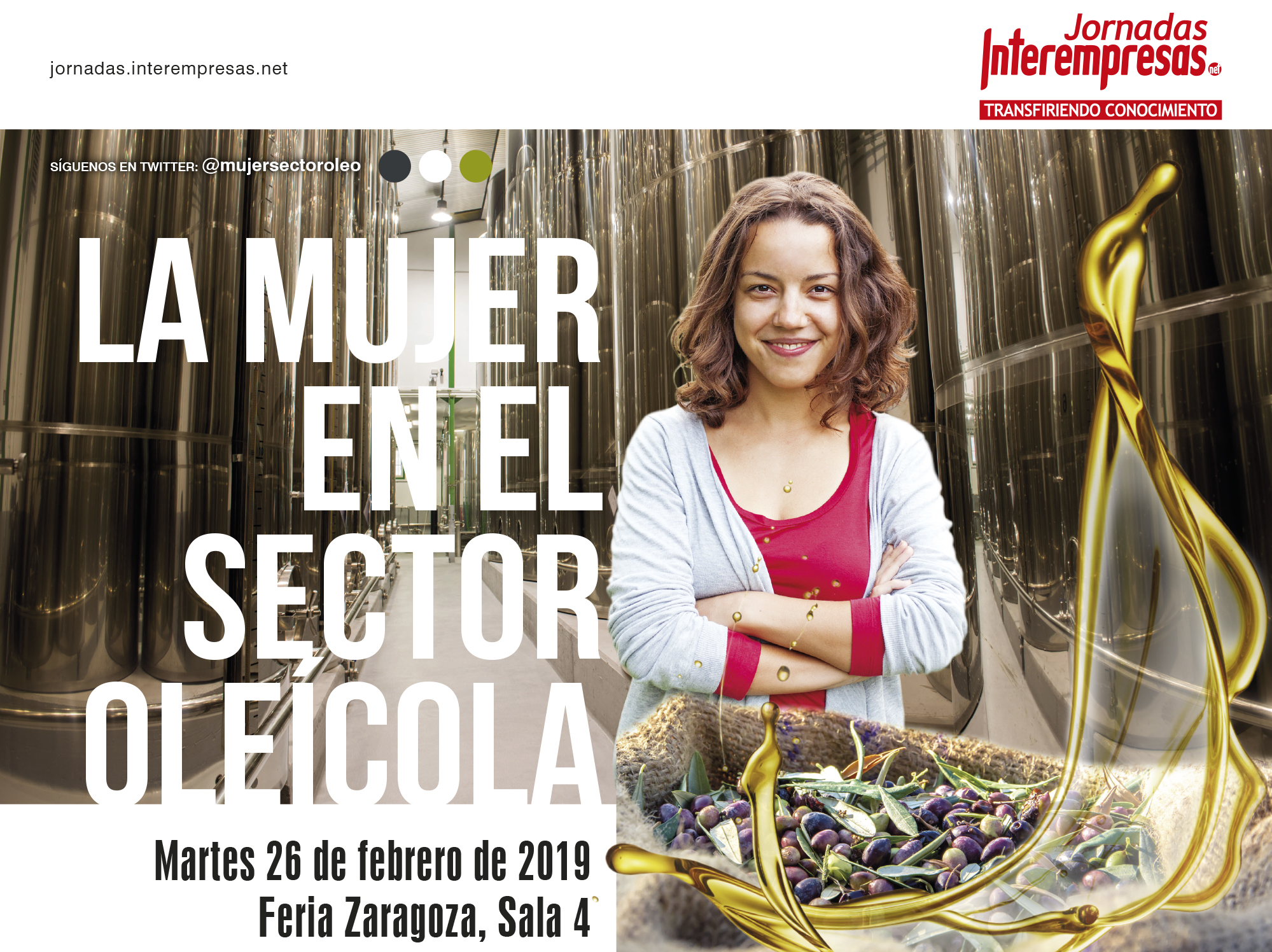 cartel de Jornada "La mujer en el sector oleícola"