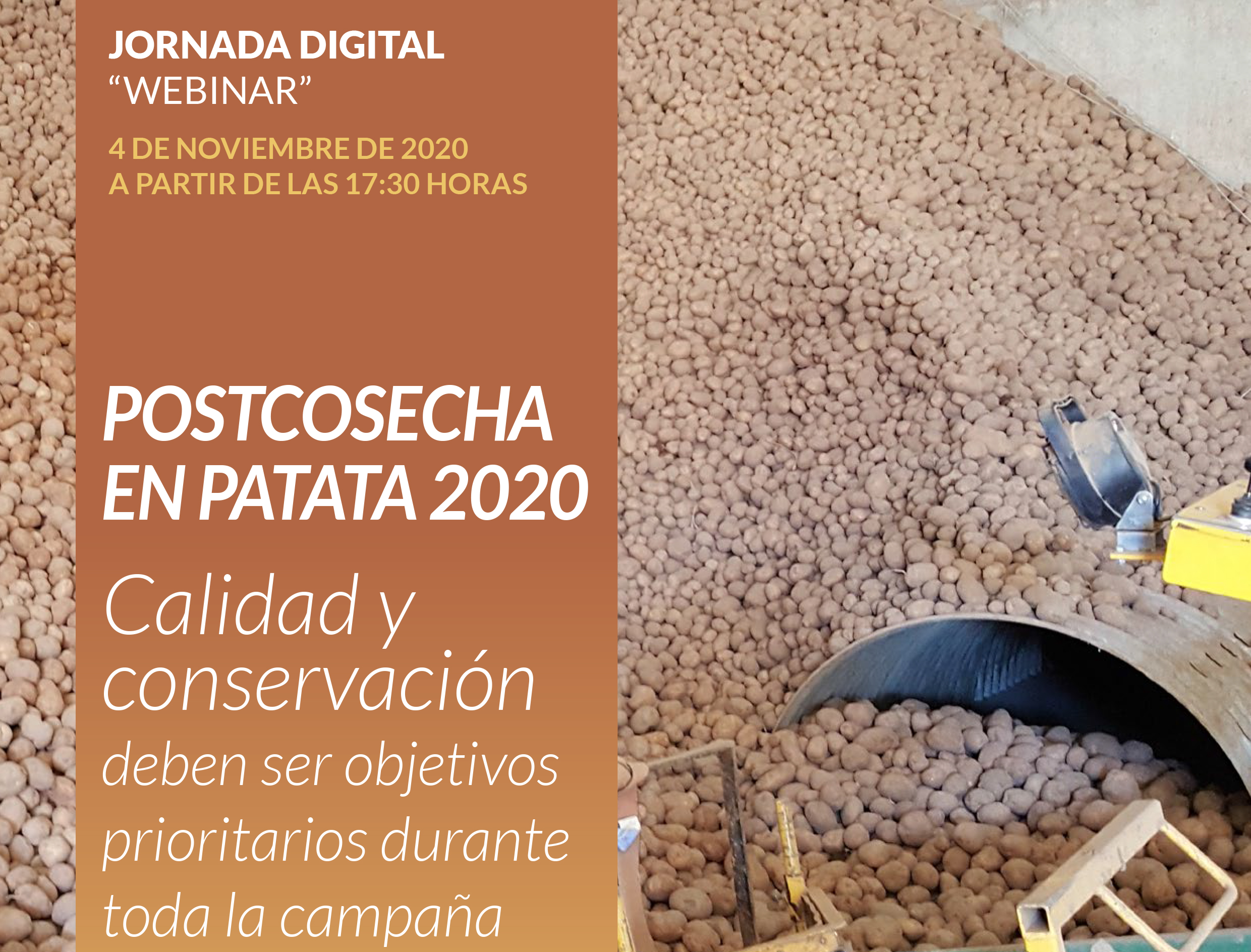 cartel de PosCosecha Patata 2020